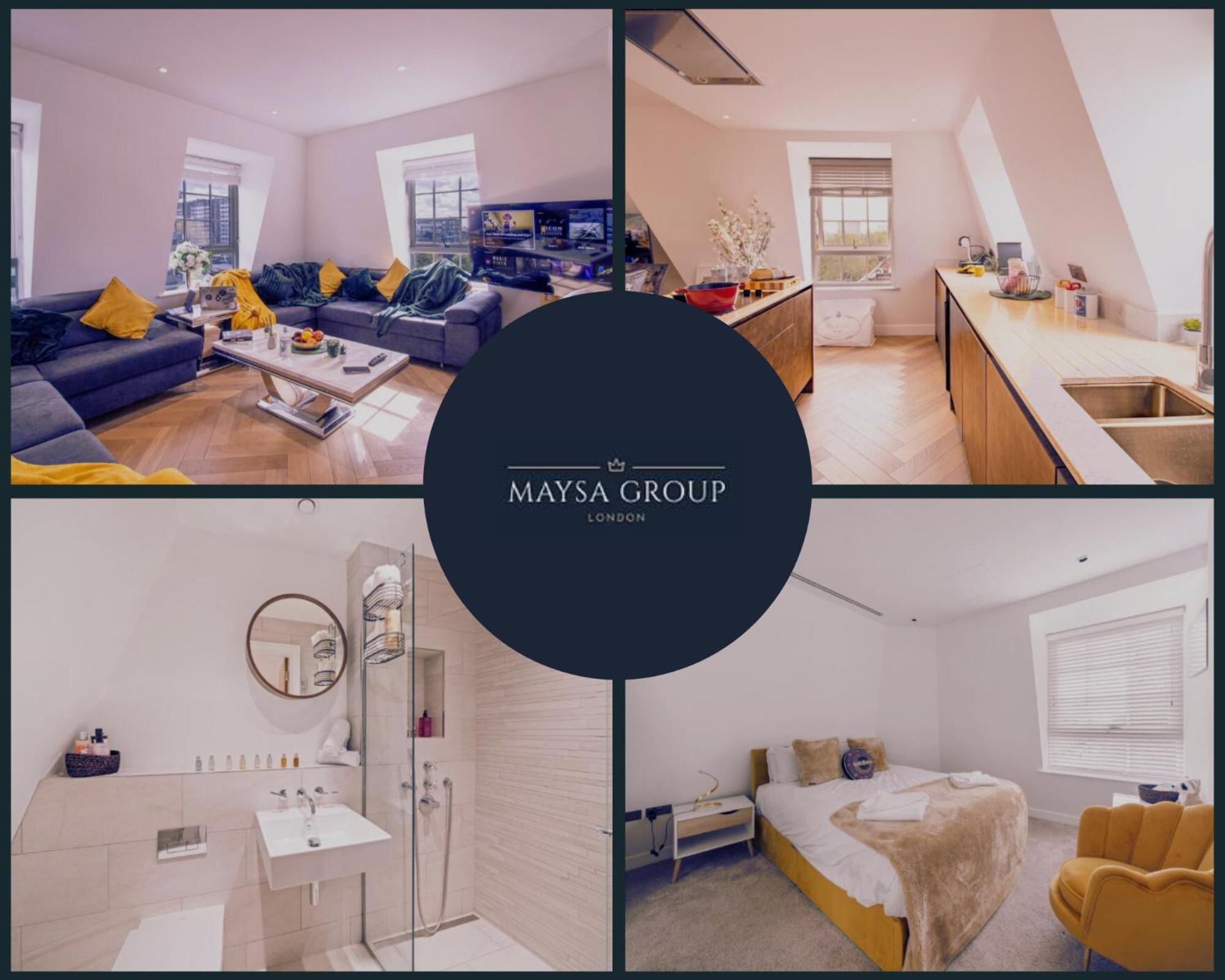 Elegant 3-Bedroom Penthouse In Marble Arch 70 London Eksteriør bilde
